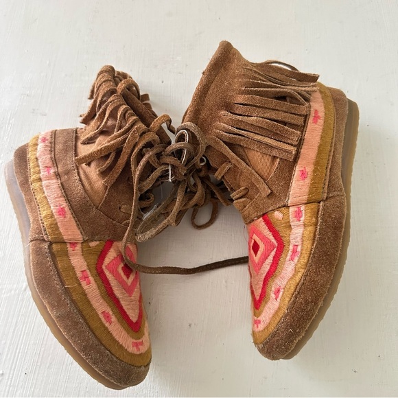 Zara Native Toddler Suede Boots Size 28/29 (10.5). - Picture 6 of 8